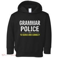 funny Grammar Police Costume Idea Toddler Hoodie thumb 0