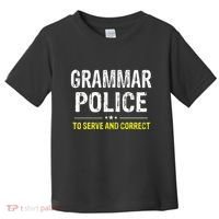 funny Grammar Police Costume Idea Toddler T-Shirt thumb 0