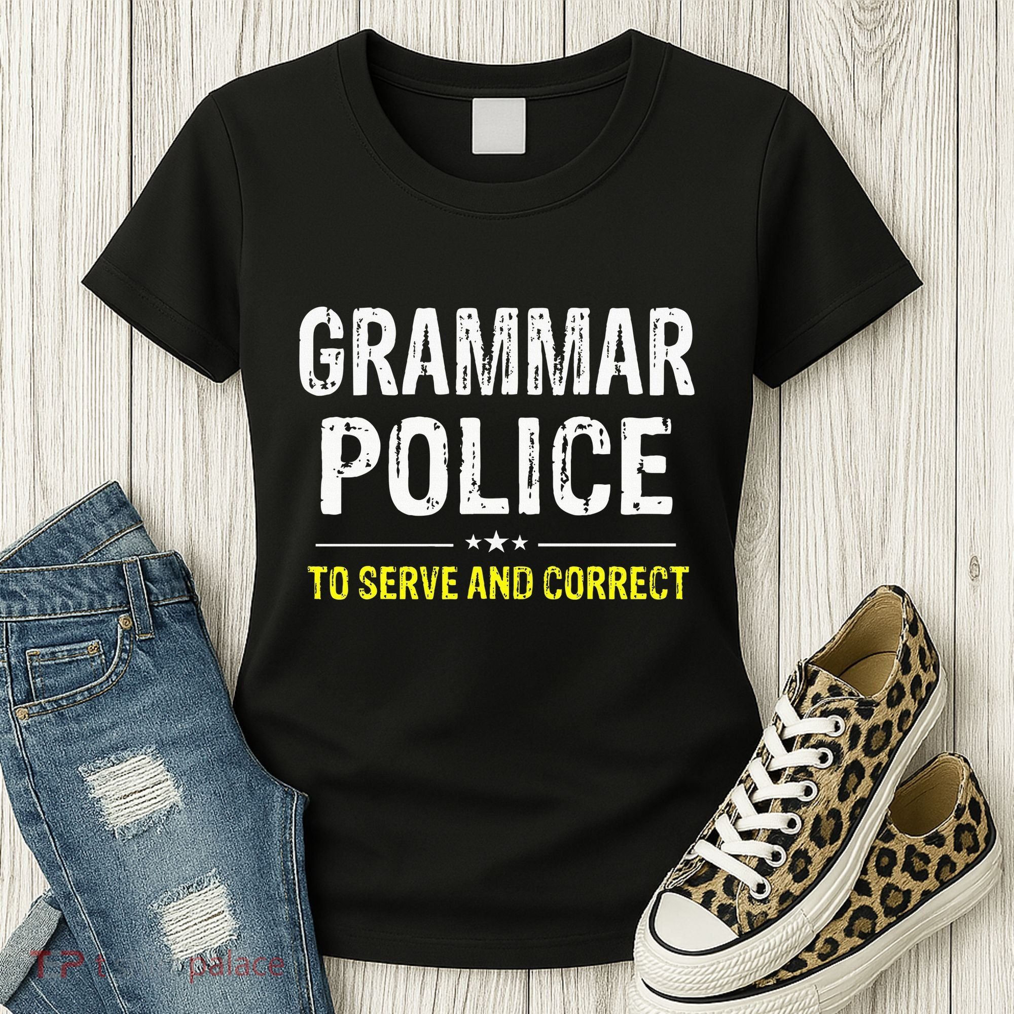 funny Grammar Police Costume Idea Women's T-Shirt