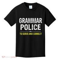 funny Grammar Police Costume Idea Kids T-Shirt thumb 0