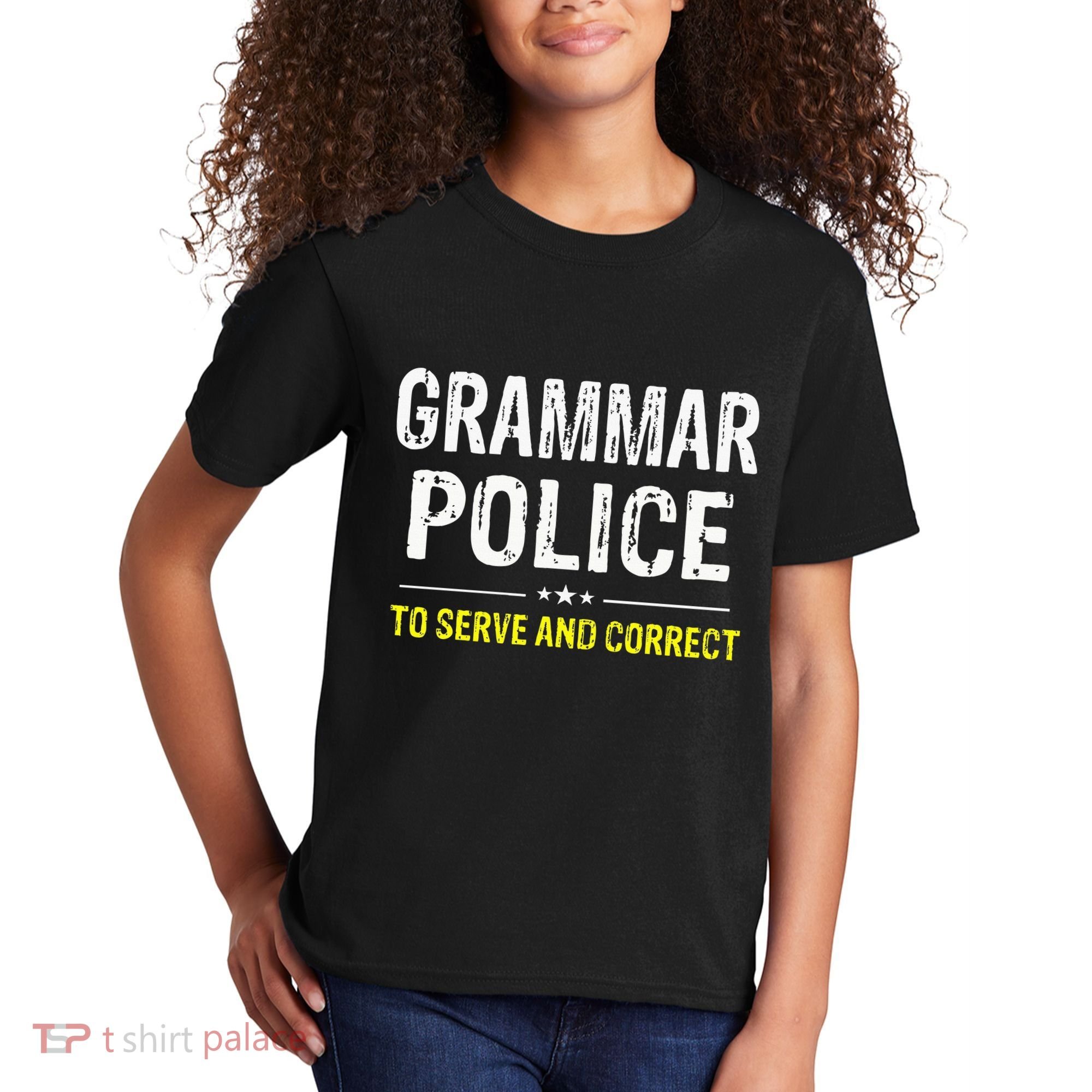 funny Grammar Police Costume Idea Kids T-Shirt