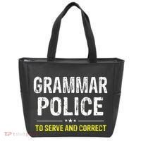 funny Grammar Police Costume Idea Tote Bag thumb 0