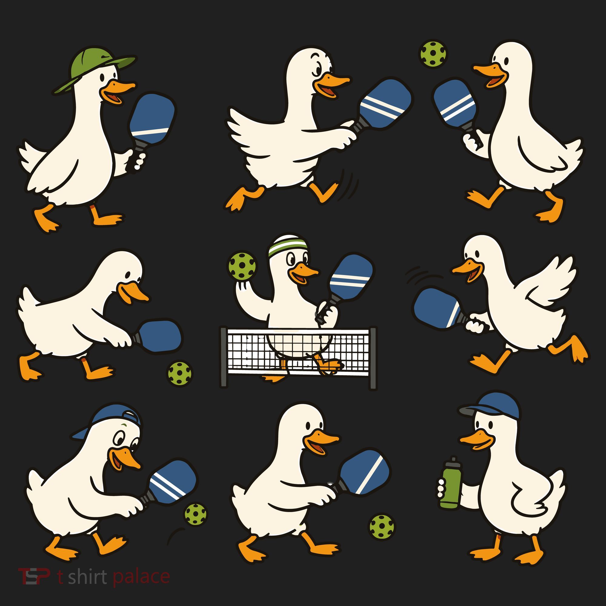 Funny Goose Pickleball Cute Gift Women's Sweatshirt