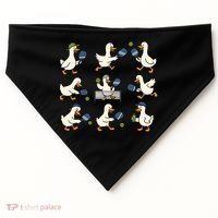 Funny Goose Pickleball Cute Gift USA-Made Doggie Bandana thumb 0