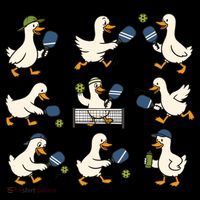 Funny Goose Pickleball Cute Gift Coffee Mug thumb 5