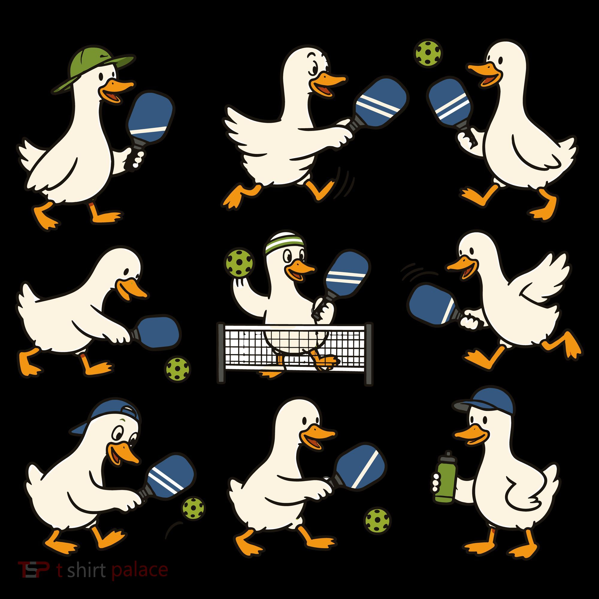 Funny Goose Pickleball Cute Gift Women's Hoodie