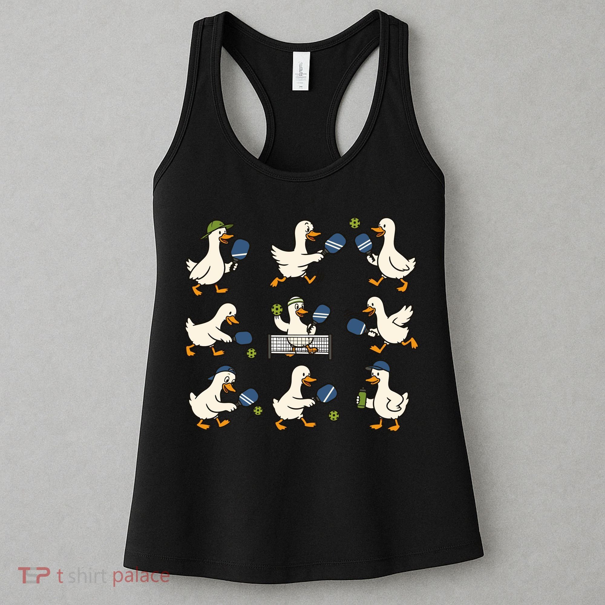 Funny Goose Pickleball Cute Gift Women's Tank Top