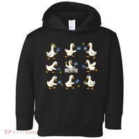 Funny Goose Pickleball Cute Gift Toddler Hoodie thumb 0