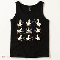Funny Goose Pickleball Cute Gift Tank Top thumb 2