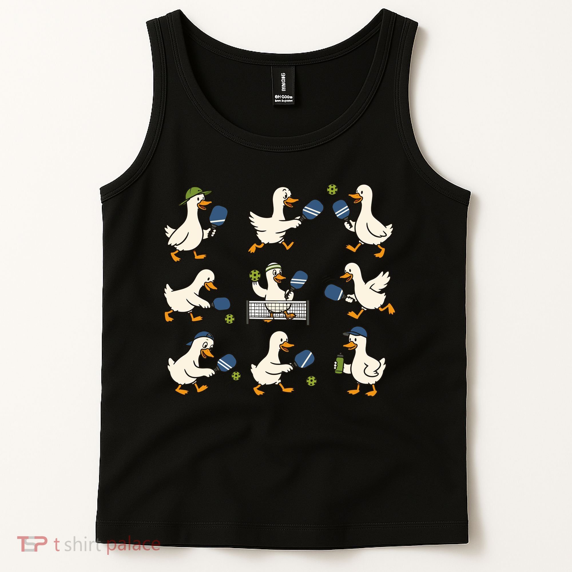 Funny Goose Pickleball Cute Gift Tank Top