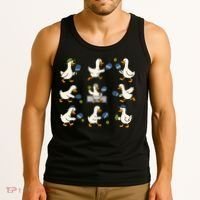 Funny Goose Pickleball Cute Gift Tank Top thumb 3