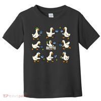 Funny Goose Pickleball Cute Gift Toddler T-Shirt thumb 0