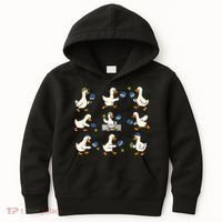 Funny Goose Pickleball Cute Gift Kids Hoodie thumb 0