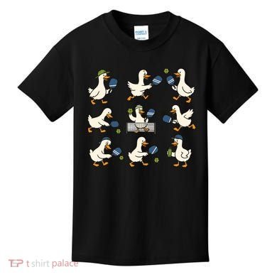 Funny Goose Pickleball Cute Gift Kids T-Shirt
