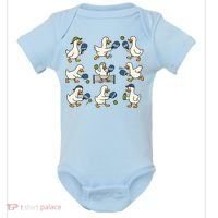 Funny Goose Pickleball Cute Gift Baby Bodysuit thumb 0