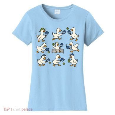 Funny Goose Pickleball Cute Gift Women's T-Shirt