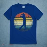 Funny Golf Player Gift Funny Golfer Retro Vintage Style Coach Gift T-Shirt thumb 5