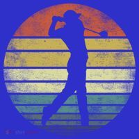 Funny Golf Player Gift Funny Golfer Retro Vintage Style Coach Gift T-Shirt thumb 7