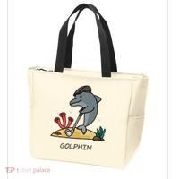 Funny Golphin Quote Golf Cool Dolphin Tote Bag thumb 3