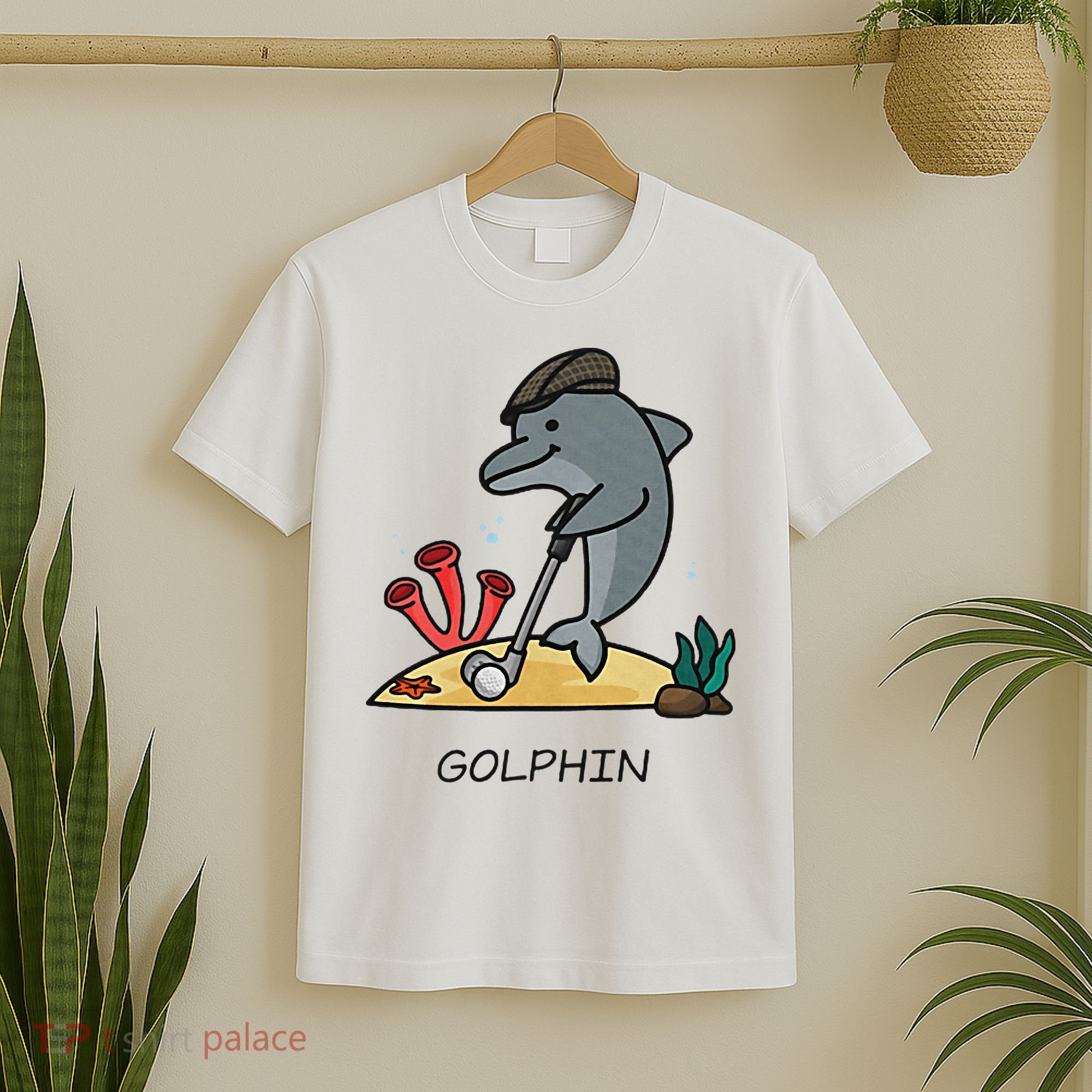 Funny Golphin Quote Golf Cool Dolphin T-Shirt