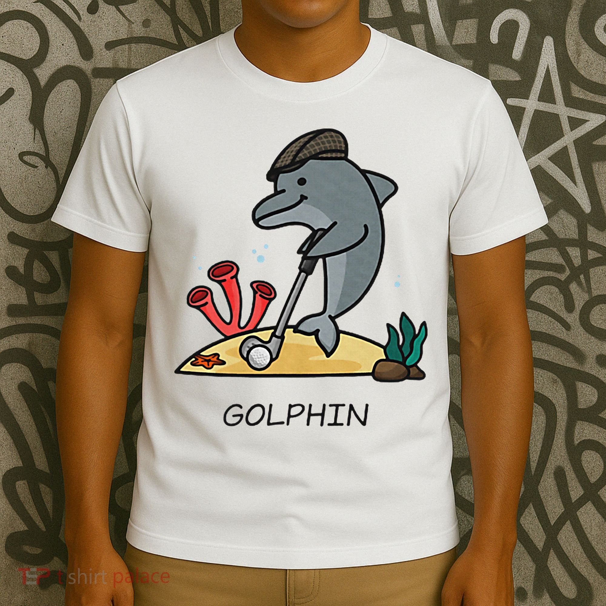 Funny Golphin Quote Golf Cool Dolphin T-Shirt
