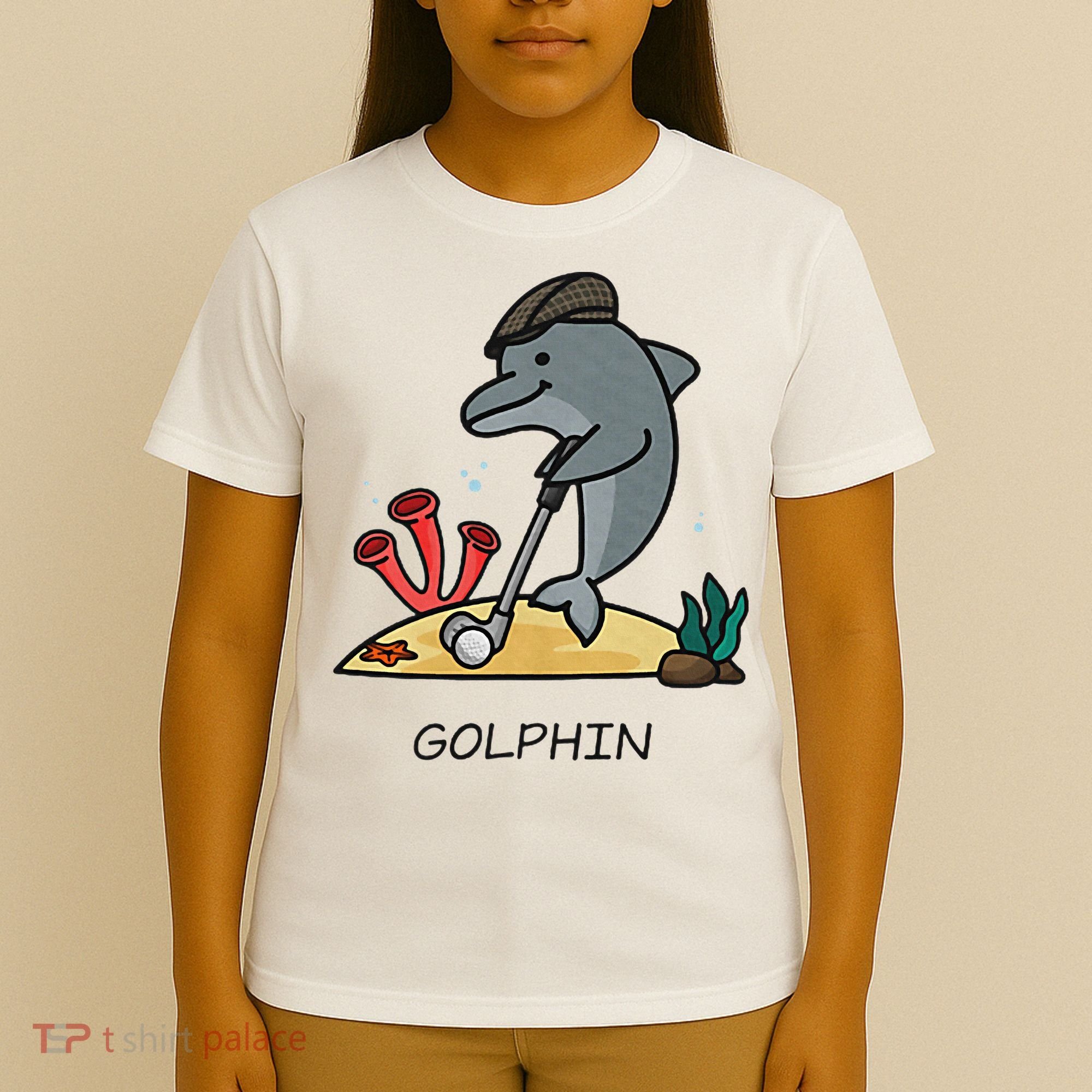 Funny Golphin Quote Golf Cool Dolphin T-Shirt