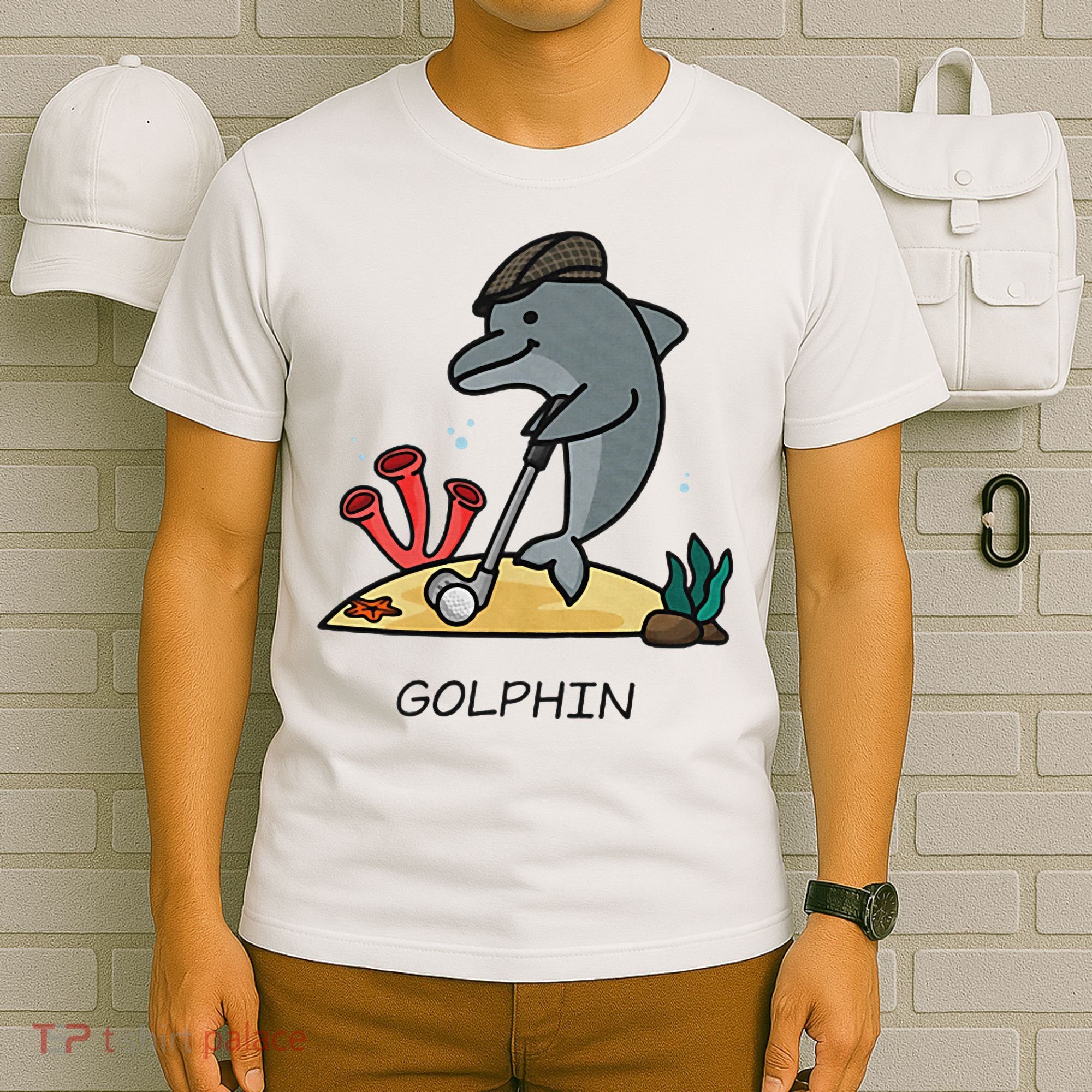 Funny Golphin Quote Golf Cool Dolphin T-Shirt
