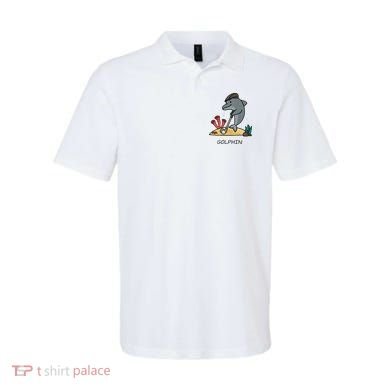Funny Golphin Quote Golf Cool Dolphin Polo