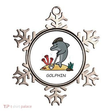 Funny Golphin Quote Golf Cool Dolphin Ornament