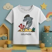 Funny Golphin Quote Golf Cool Dolphin Toddler T-Shirt thumb 3