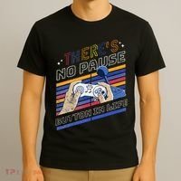 Funny Gamer Quote Motivational Retro Video Gaming Classic T-Shirt thumb 3