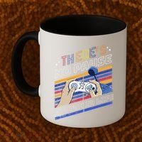 Funny Gamer Quote Motivational Retro Video Gaming Classic Coffee Mug thumb 2