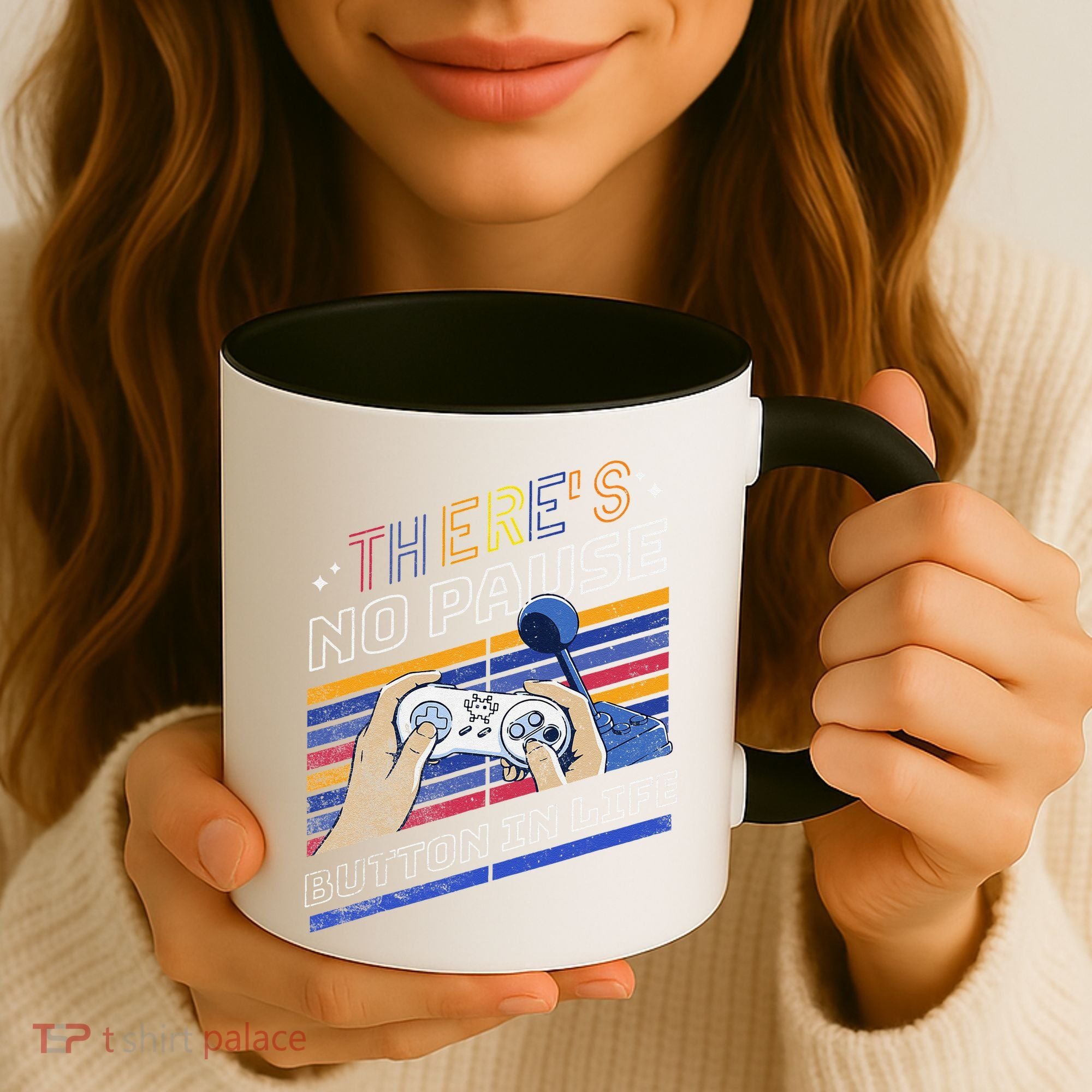 Funny Gamer Quote Motivational Retro Video Gaming Classic Coffee Mug
