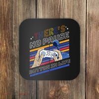 Funny Gamer Quote Motivational Retro Video Gaming Classic Coaster thumb 0