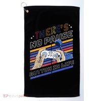 Funny Gamer Quote Motivational Retro Video Gaming Classic Golf Towel thumb 0
