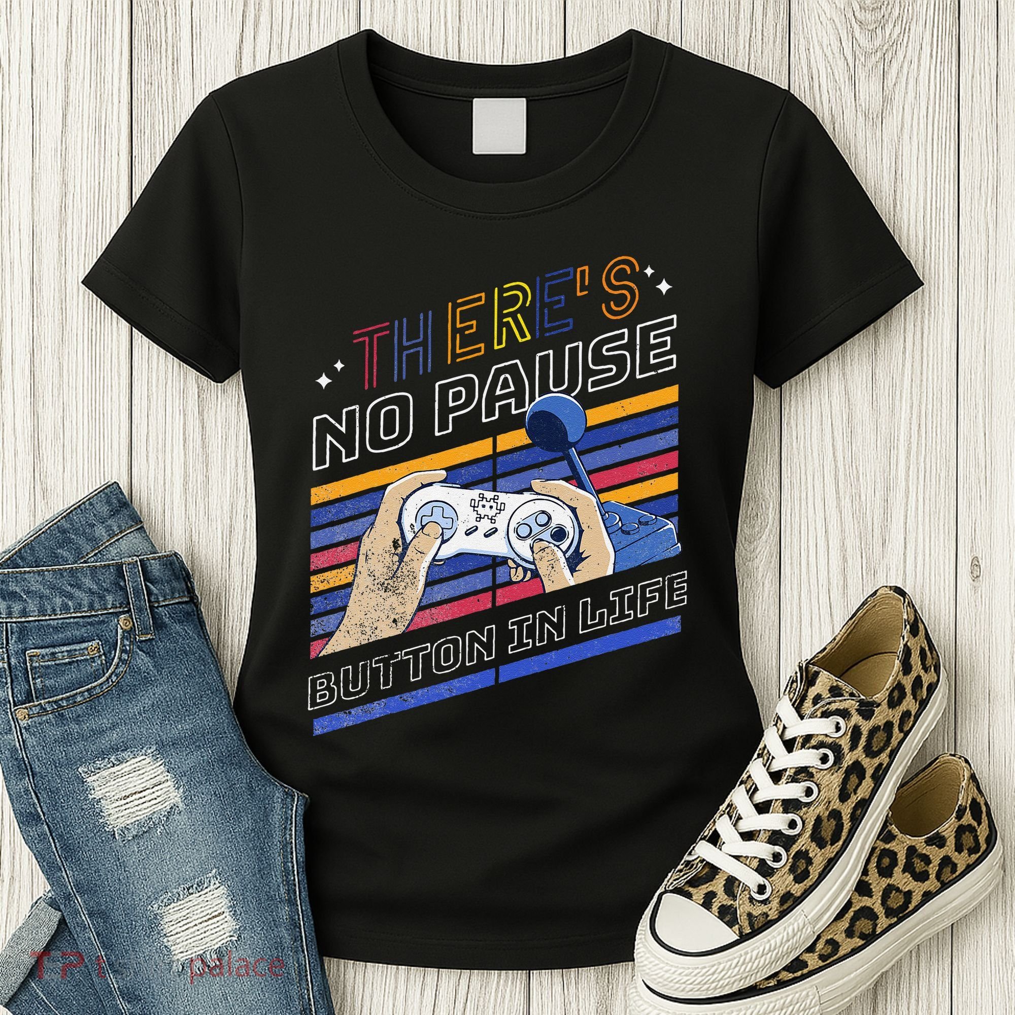 Funny Gamer Quote Motivational Retro Video Gaming Classic Women's T-Shirt