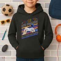 Funny Gamer Quote Motivational Retro Video Gaming Classic Kids Hoodie thumb 2