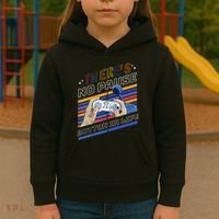 Funny Gamer Quote Motivational Retro Video Gaming Classic Kids Hoodie thumb 3