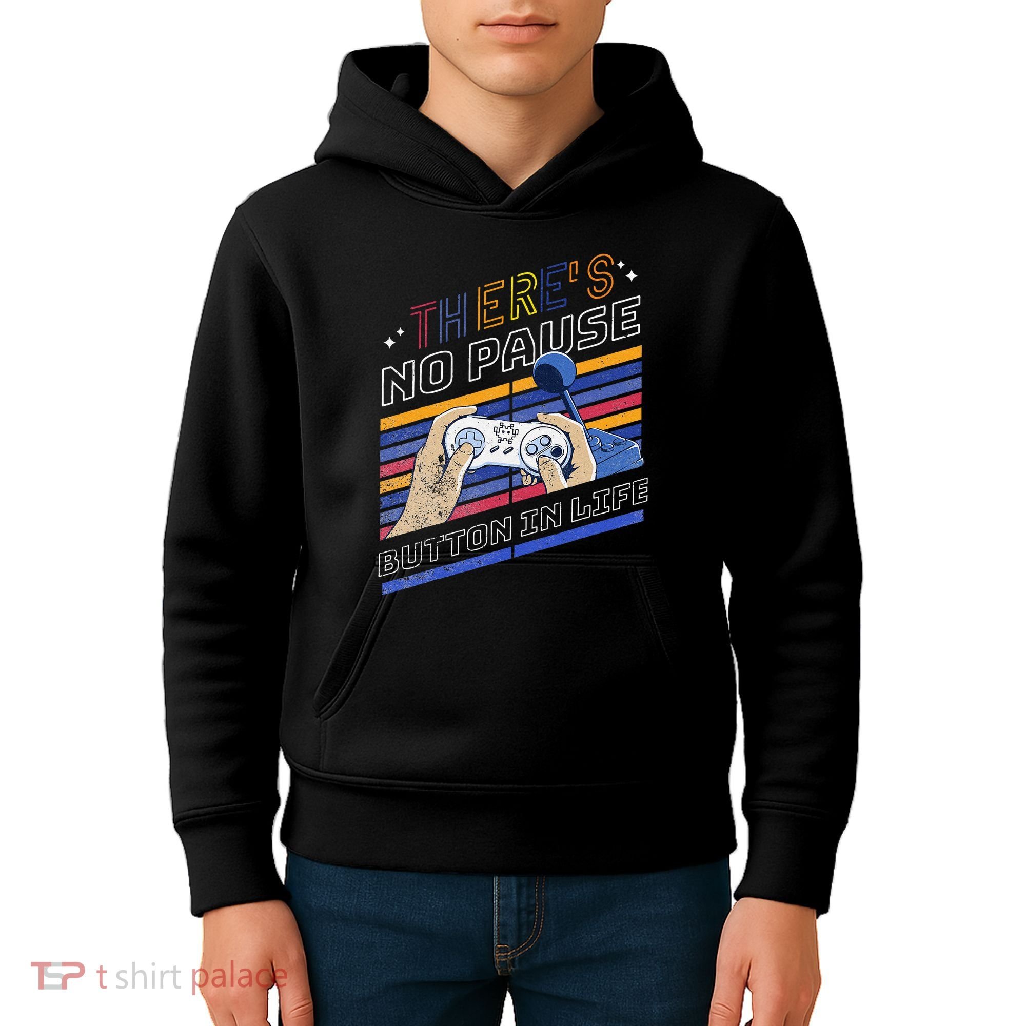Funny Gamer Quote Motivational Retro Video Gaming Classic Kids Hoodie