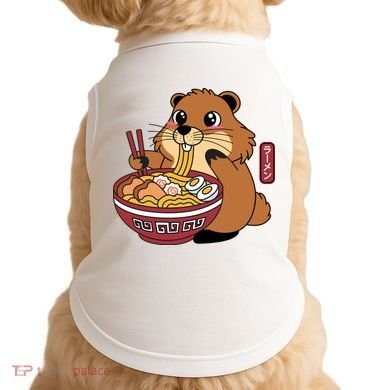 Funny Groundhog Ramen Noodles Doggie Tank