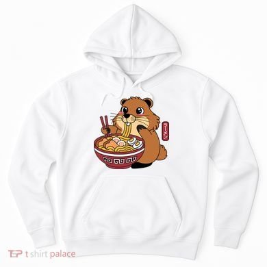 Funny Groundhog Ramen Noodles Hoodie