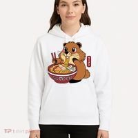 Funny Groundhog Ramen Noodles Hoodie thumb 5