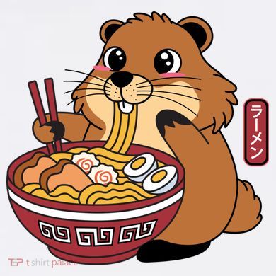 Funny Groundhog Ramen Noodles Bucket Hat