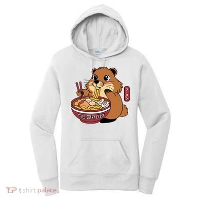 Funny Groundhog Ramen Noodles Women's Hoodie