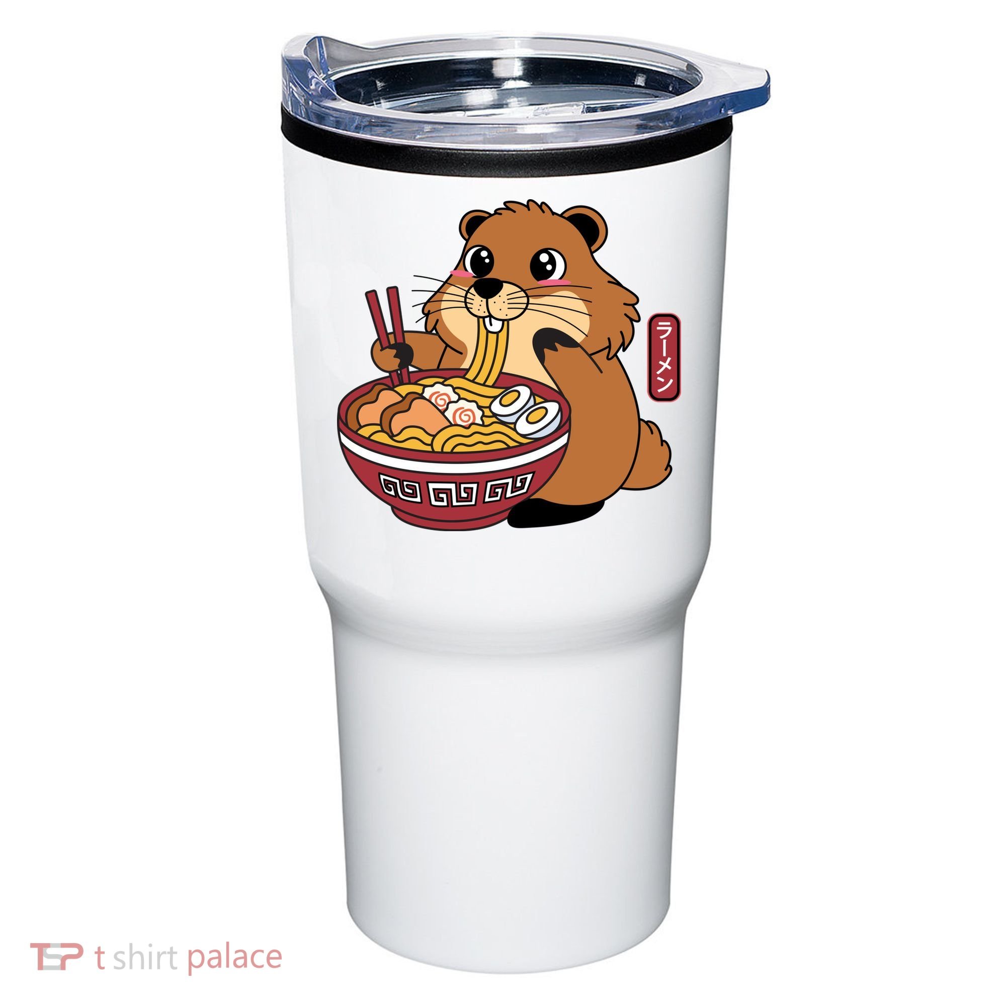 Funny Groundhog Ramen Noodles Tumbler