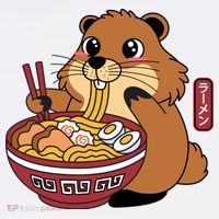 Funny Groundhog Ramen Noodles Tumbler thumb 3