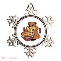 Funny Groundhog Ramen Noodles Ornament thumb 0