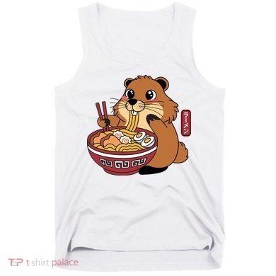 Funny Groundhog Ramen Noodles Tank Top