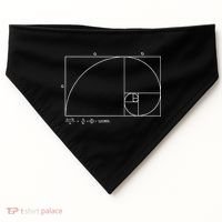 Fibonacci Golden Ratio USA-Made Doggie Bandana thumb 0