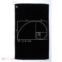 Fibonacci Golden Ratio Golf Towel thumb 0